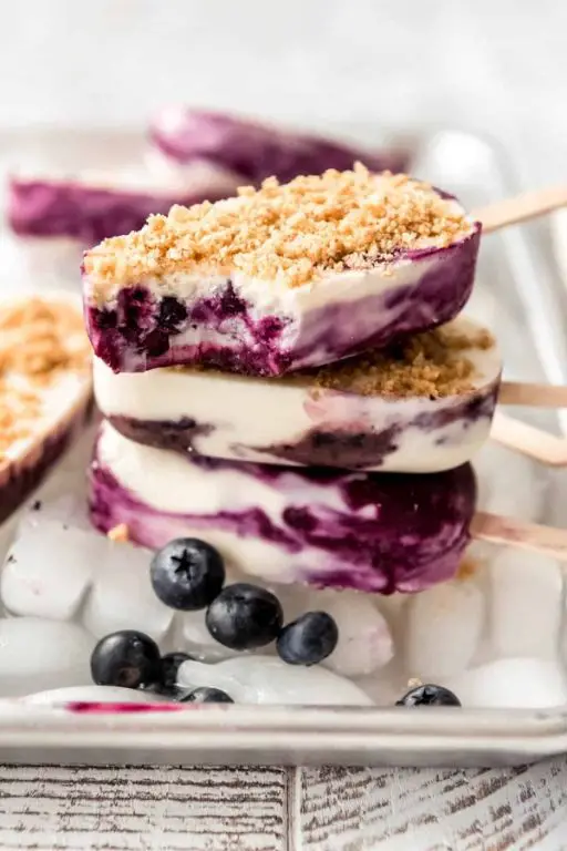 Blueberry Cheesecake Pops