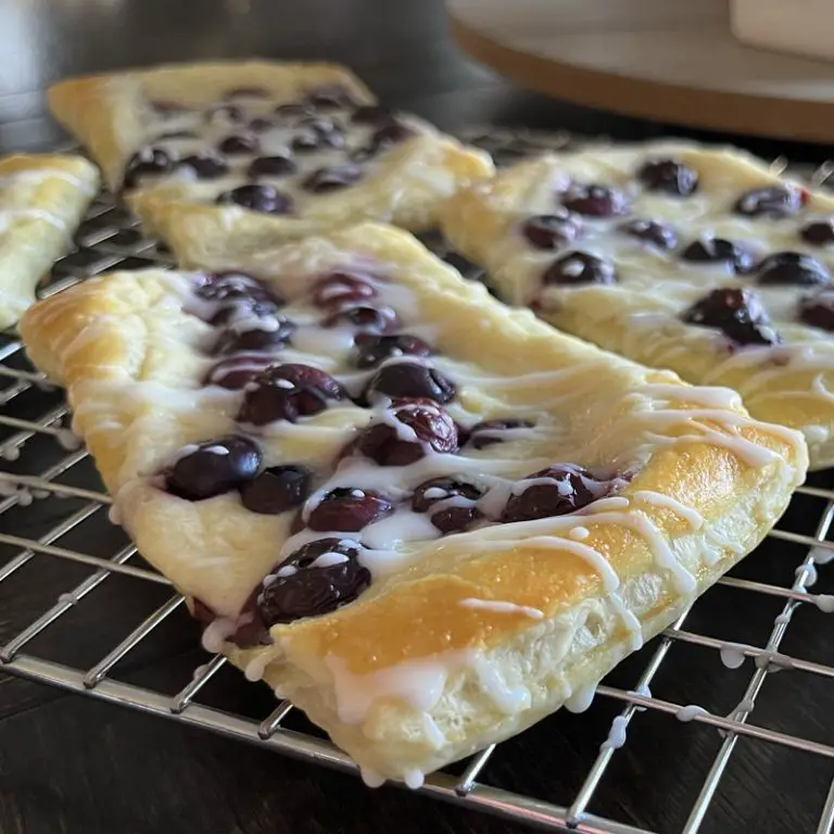 Blueberry Cream Cheese Puff Pastry Danish