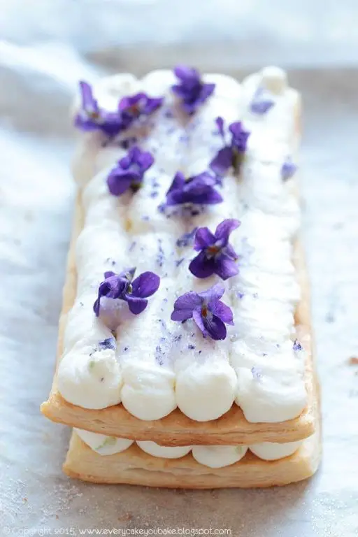 Blueberry Lavender Mille-Feuille