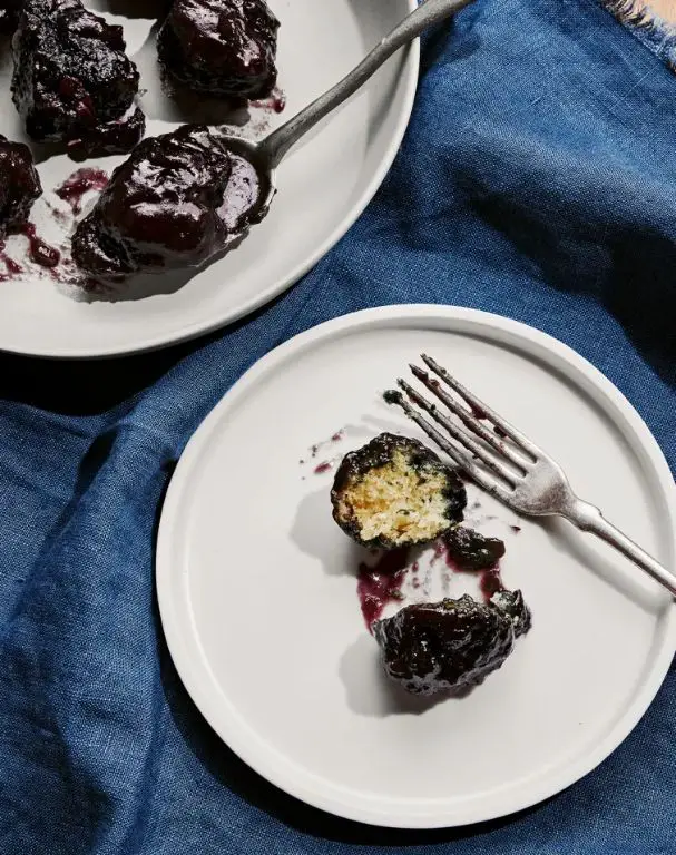 Blueberry Lemon Biscuit Dumplings