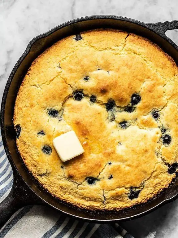 Blueberry Lemon Corn Bread