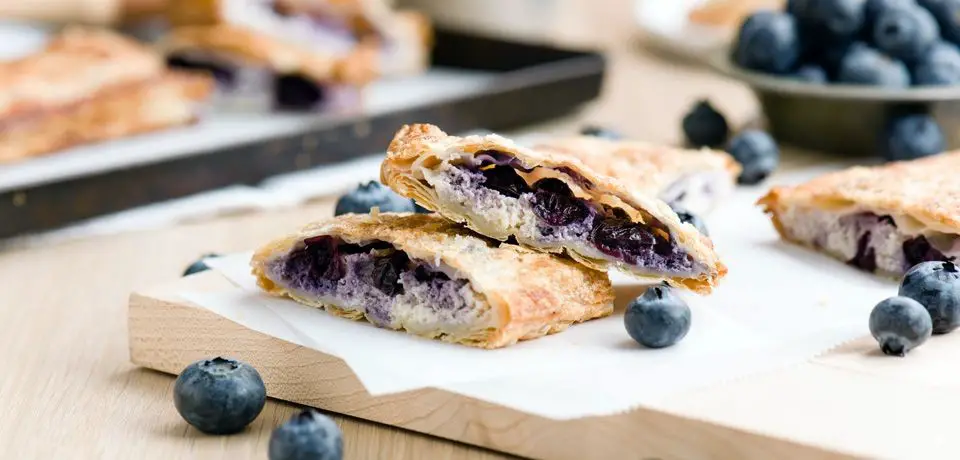 Blueberry Ricotta Pastry Pockets