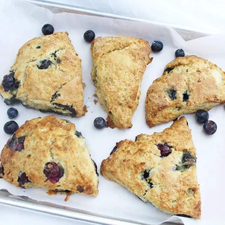 Blueberry Scones with Coconut Sugar