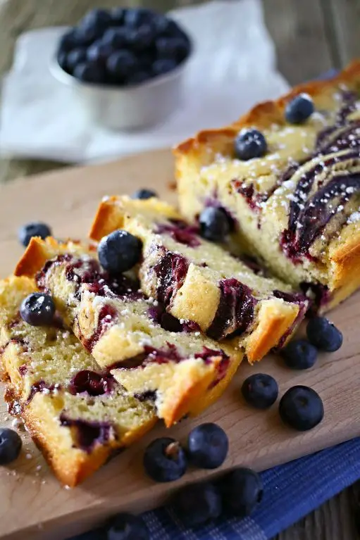 Blueberry Swirl Pastry Loaf