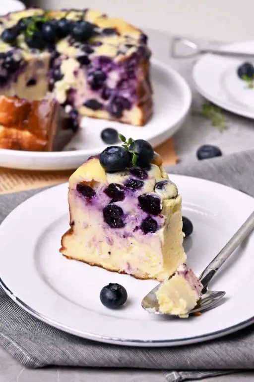 Blueberry Vodka Yogurt Cake