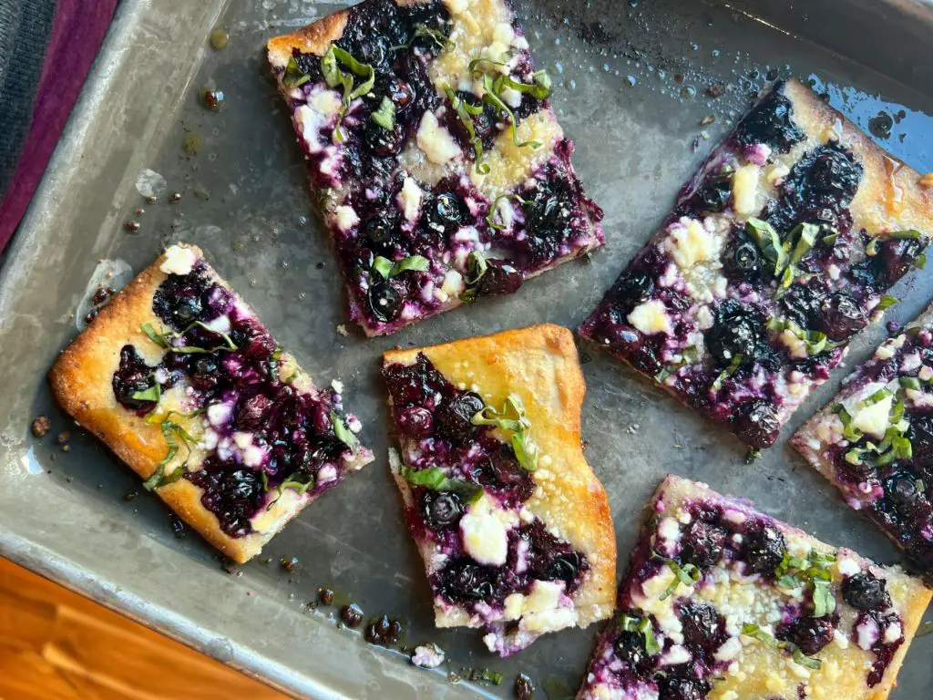 Blueberry and Honey Focaccia