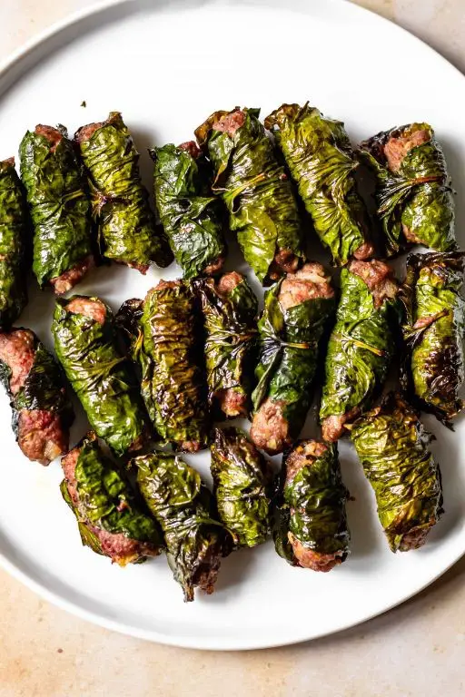 Bo La Lot (Beef Wrapped in Betel Leaves)