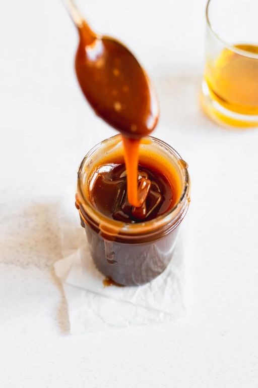 Boozy Bourbon Caramel Glaze