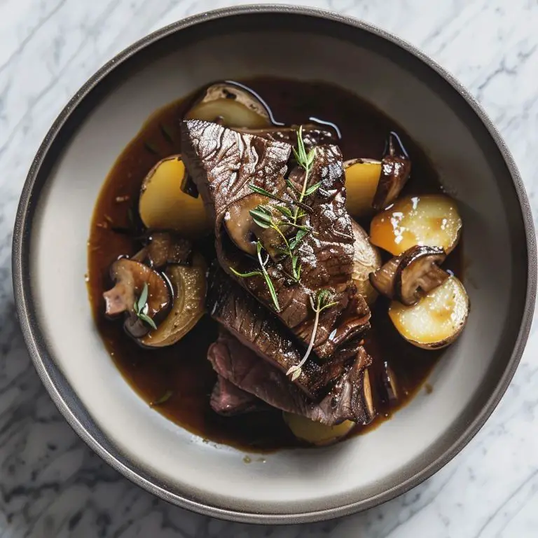 Bordelaise Sauce with Herb-Roasted Potatoes