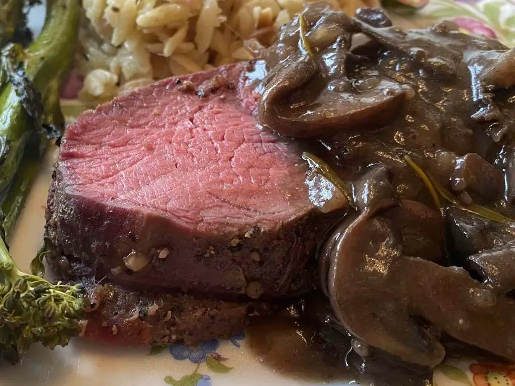Bordelaise-Topped Grilled Portobello Mushrooms