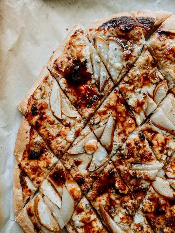 Bosc Pear and Blue Cheese Pizza