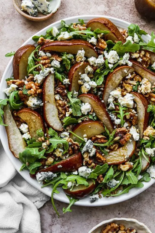 Bosc Pear and Walnut Salad