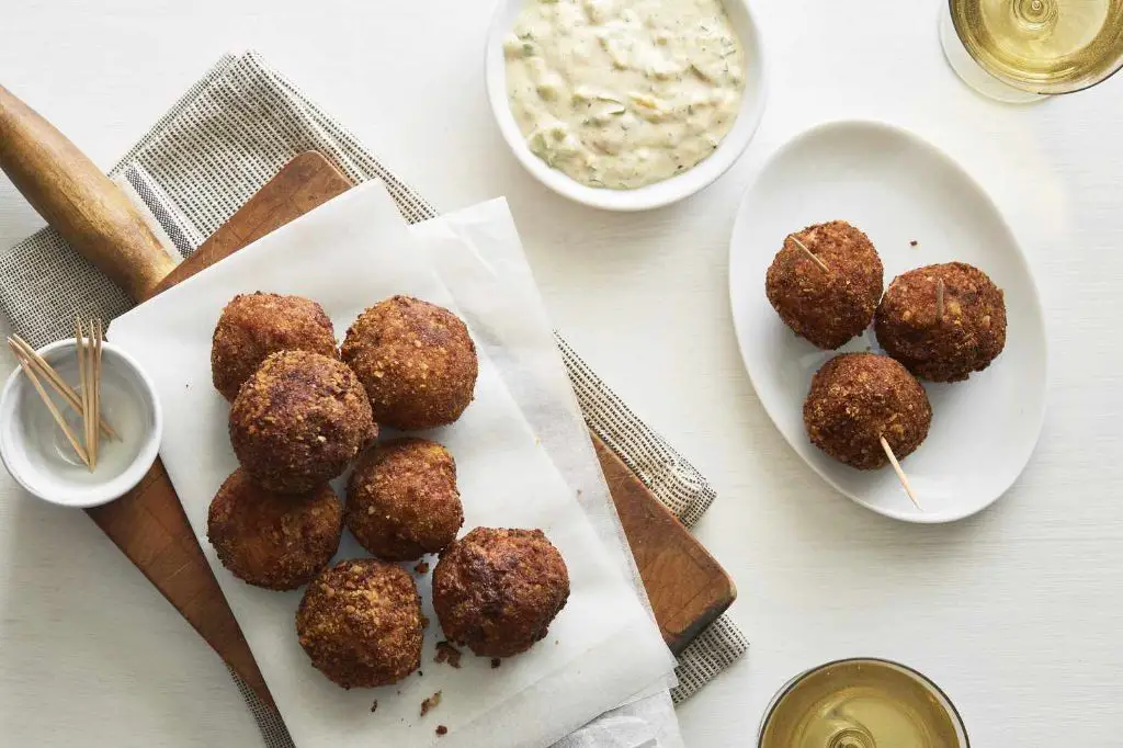 Boudin Balls with Remoulade Sauce