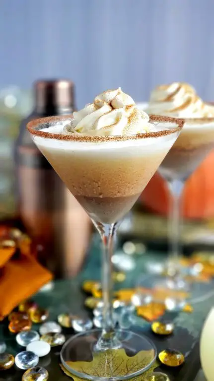 Bourbon Infused Pumpkin Pie Martini