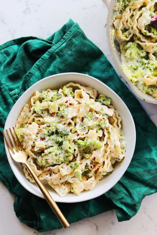 Boursin Cheese and Broccoli Pasta