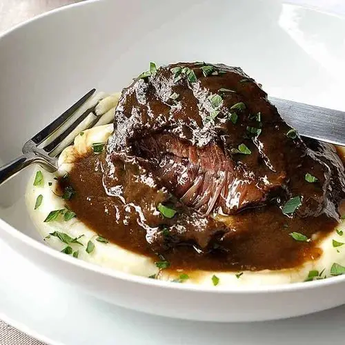 Braised Beef Cheeks with Red Wine Sauce