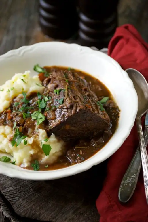 Braised Beef with Rosemary and Thyme