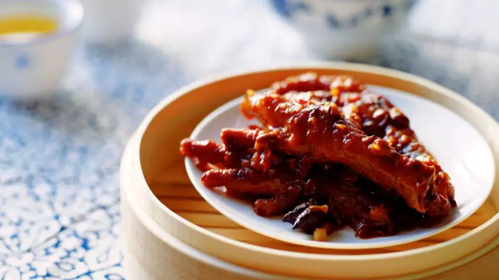 Braised Chicken Feet in Black Bean Sauce