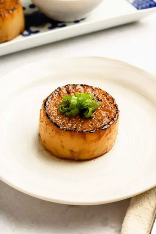 Braised Daikon with Miso Glaze