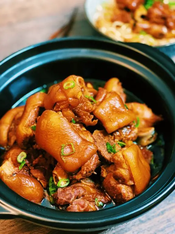 Braised Pork Hock with Soy Sauce and Star Anise