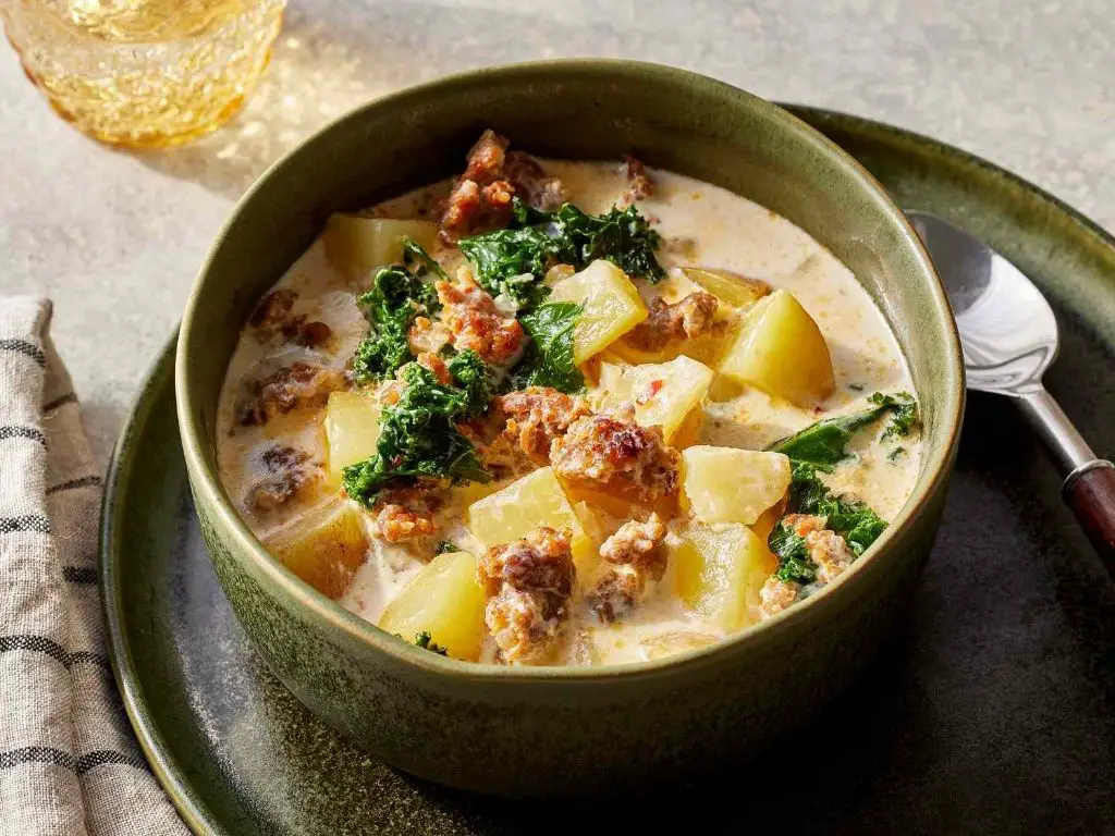 Bratwurst and Kale Soup