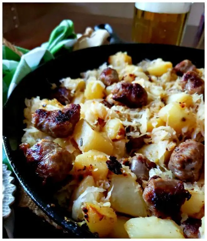 Bratwurst and Potato Skillet