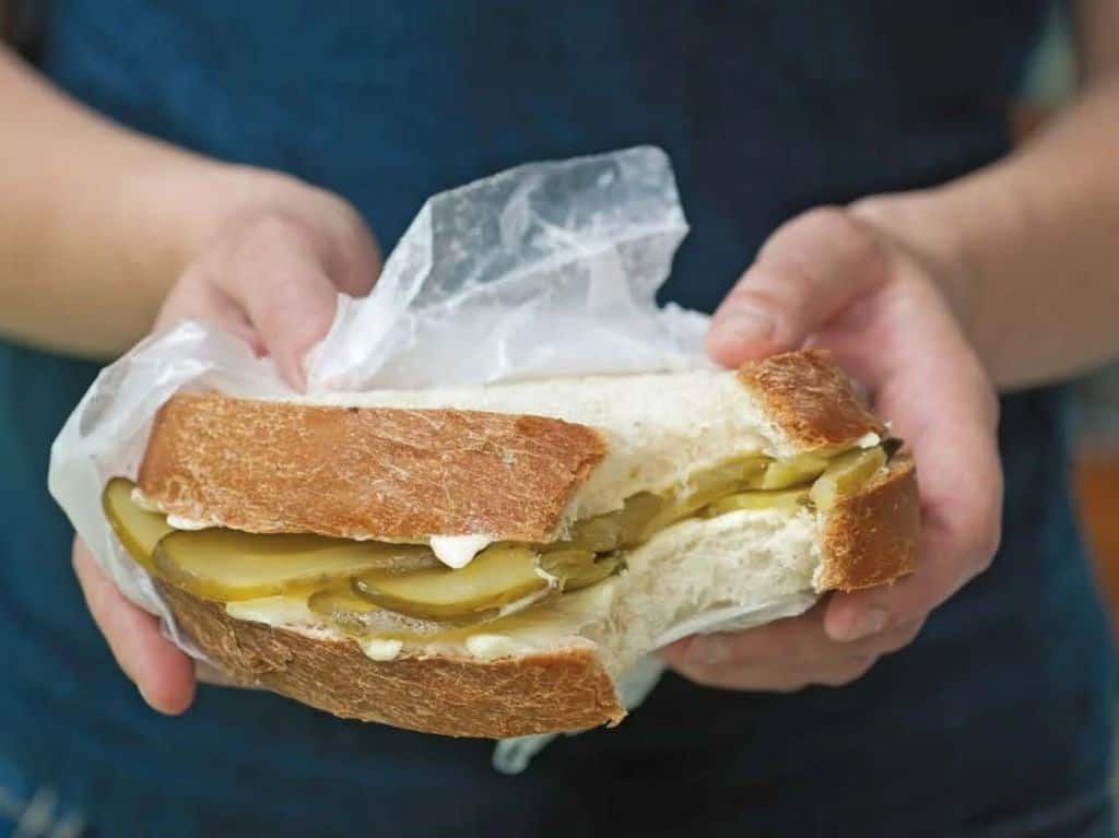 Bread and Butter Pickle Sandwich
