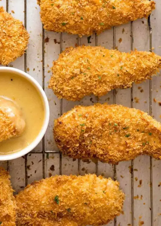 Breadcrumb-Coated Chicken Tenders
