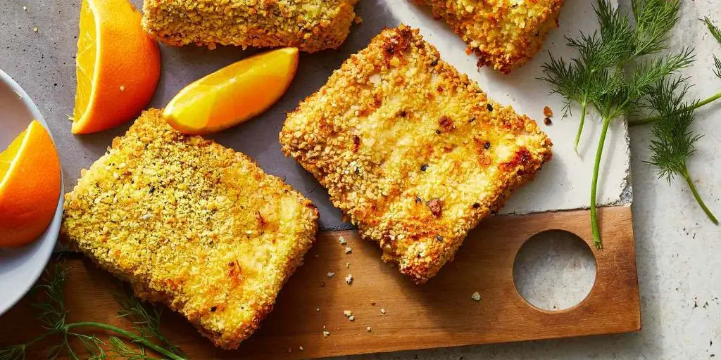 Breaded Air Fryer Mahi Mahi with Tartar Sauce