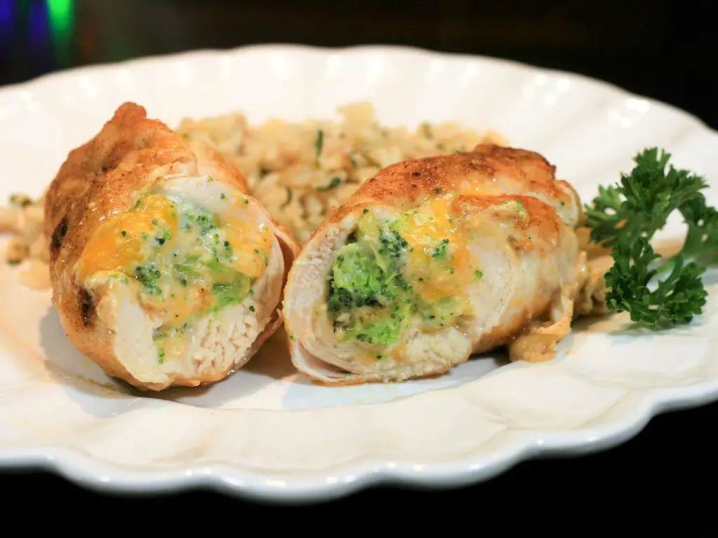 Broccoli and Cheese Stuffed Chicken