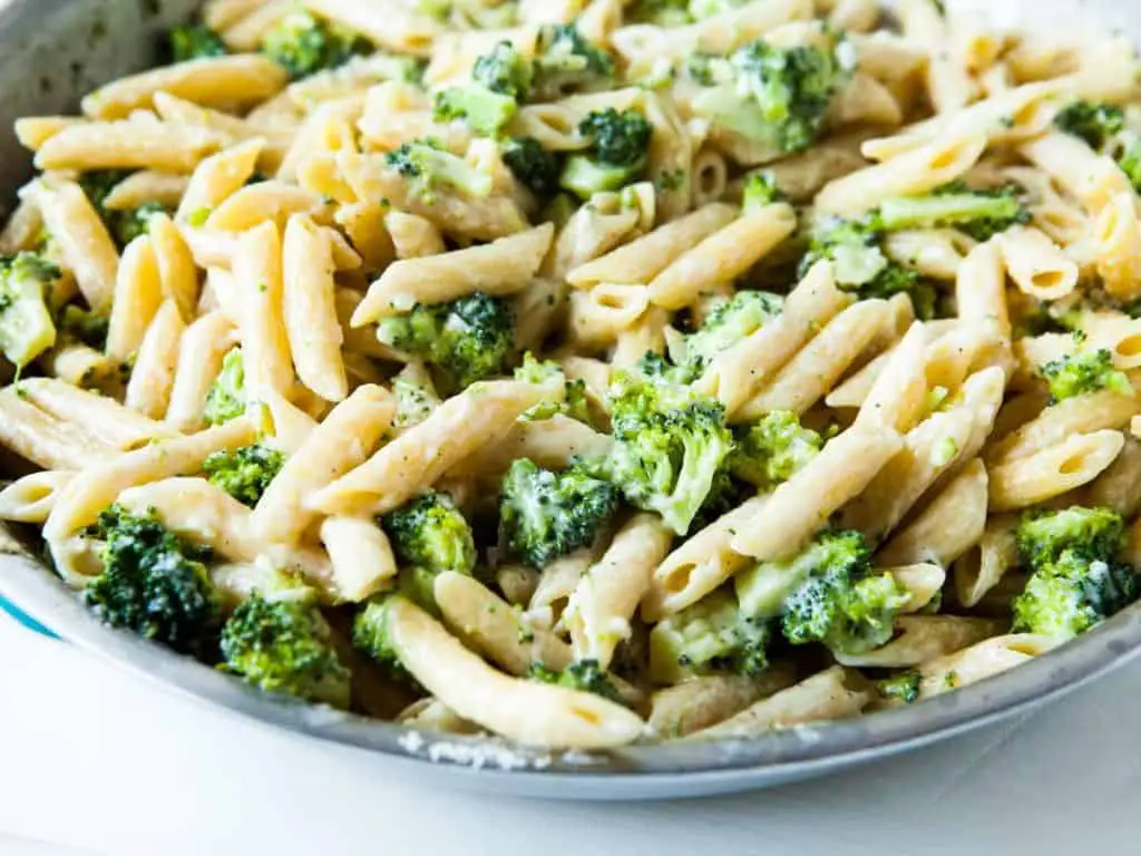 Broccoli and Mascarpone Pasta Alfredo