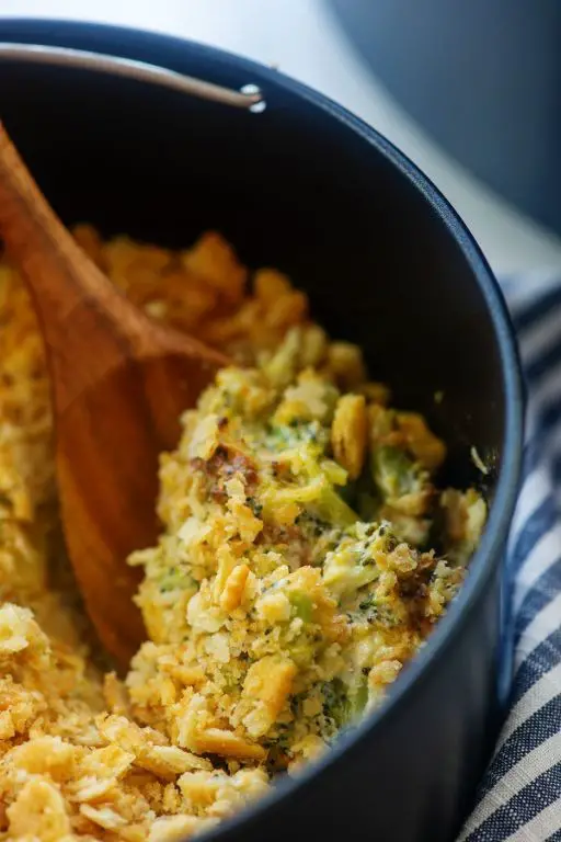 Broccoli and Rice Air Fryer Casserole