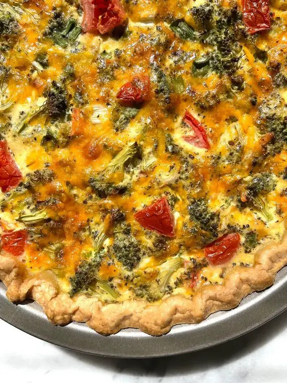 Broccoli and Sun-Dried Tomato Quiche