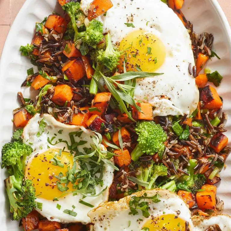 Broccoli and Sweet Potato Hash