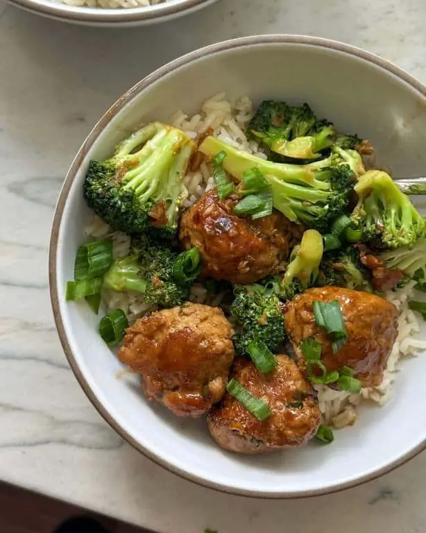 Broccoli and Turkey Meatball Stir-Fry
