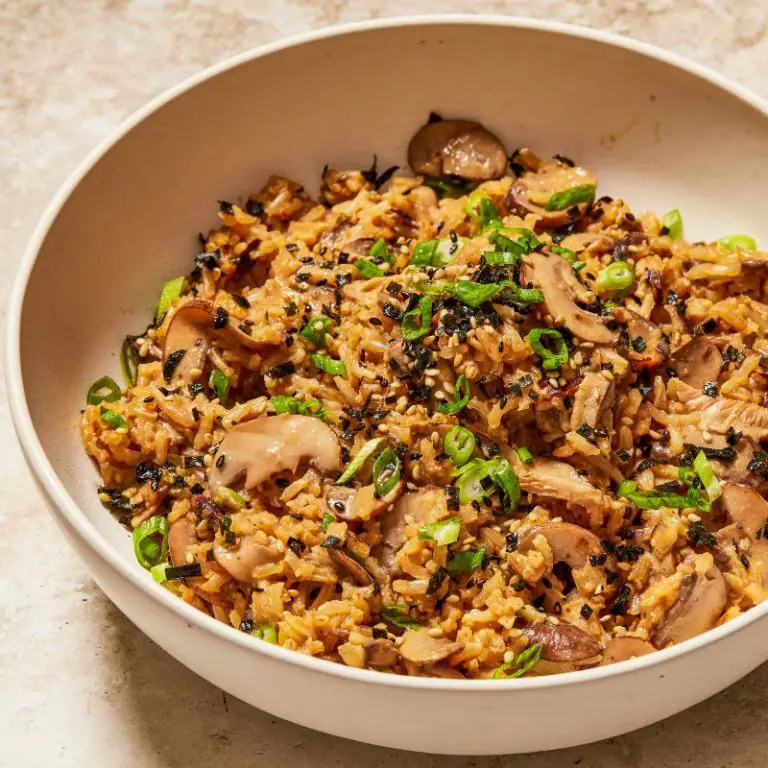 Brown Rice Risotto with Mushrooms