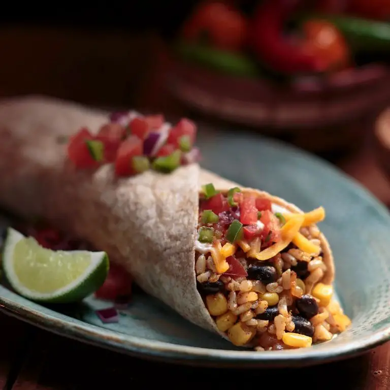 Brown Rice and Black Bean Burritos