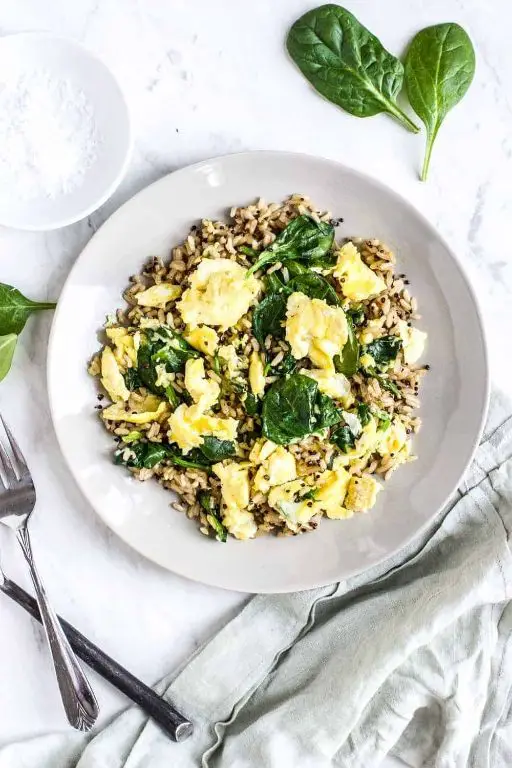 Brown Rice and Egg Breakfast Bowl