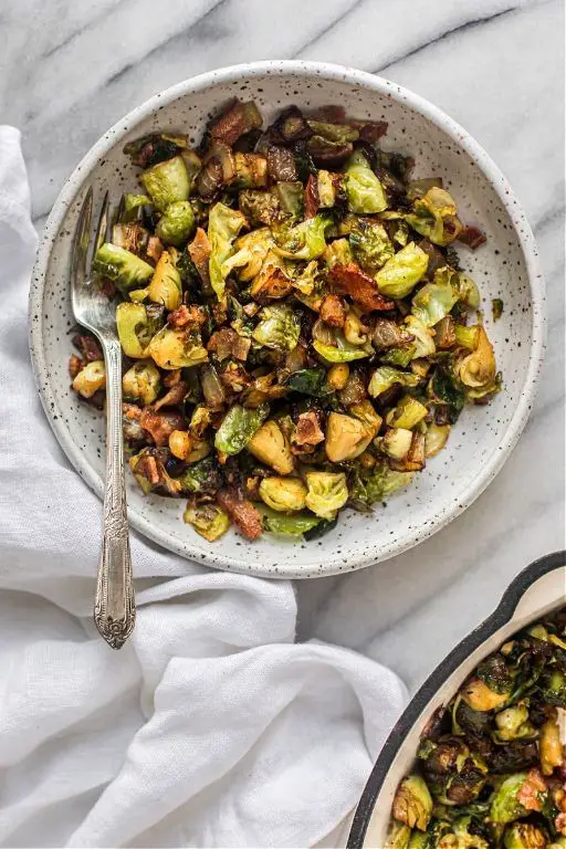 Brussel Sprout and Bacon Hash