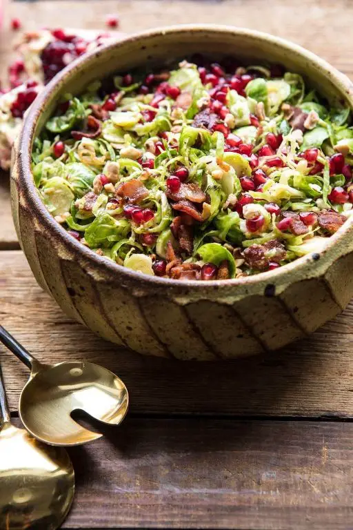 Brussel Sprout and Bacon Salad