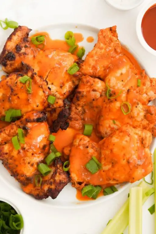 Buffalo Air Fryer Chicken Thighs