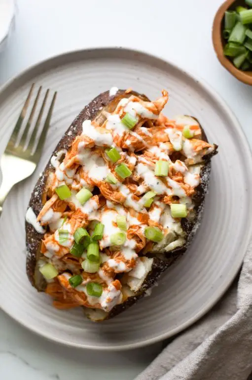 Buffalo Chicken Baked Potato