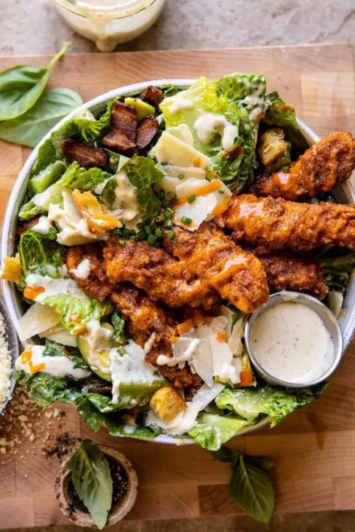 Buffalo Chicken Caesar Salad