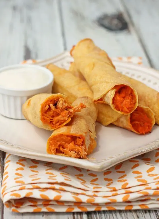 Buffalo Chicken Taquitos