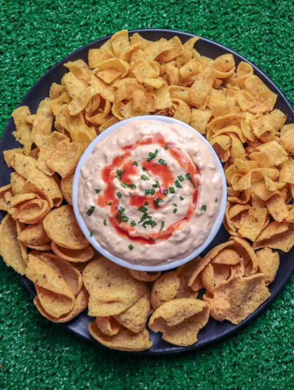 Buffalo Chips with Caramelized Onions