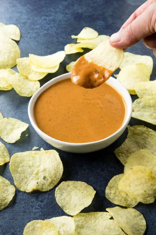 Buffalo Chips with Honey Mustard Dip