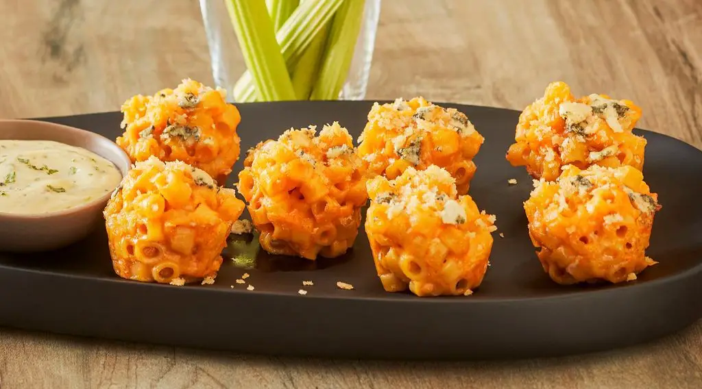 Buffalo Mac and Cheese Bites