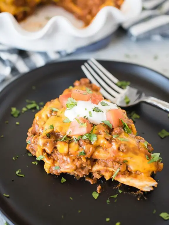 Buffalo Ranch Taco Pie