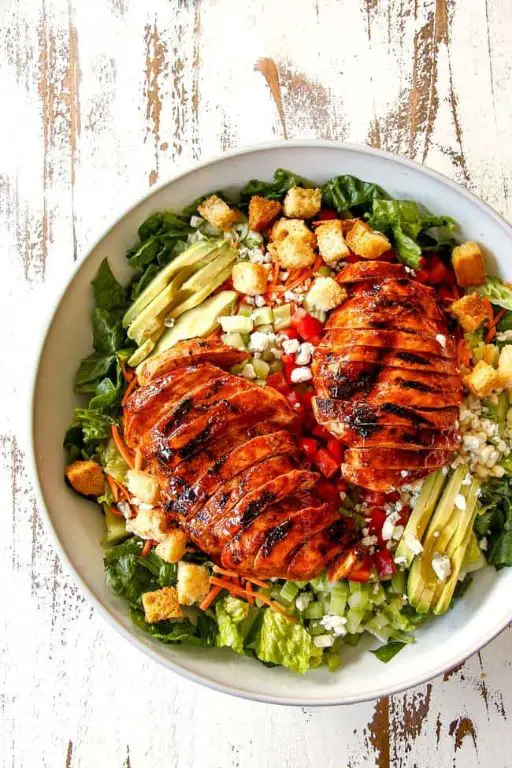 Buffalo Rotisserie Chicken Salad with Blue Cheese Dressing
