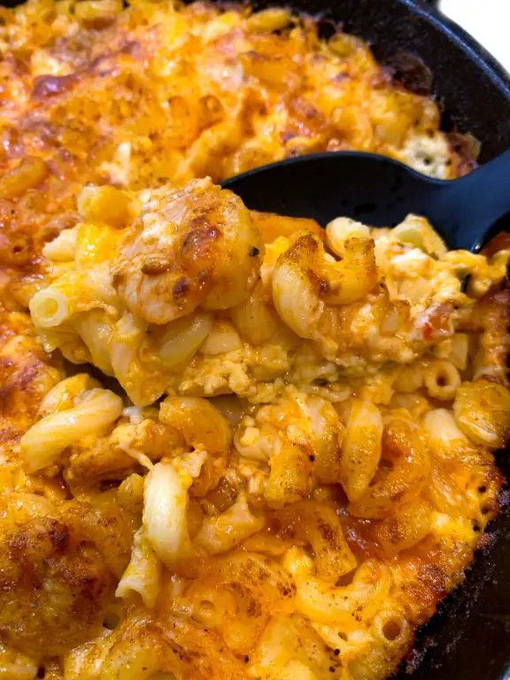 Buffalo Shrimp Mac and Cheese